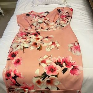 Pink Sunday dress, cocktail dress or dress for tea or Kentucky derby